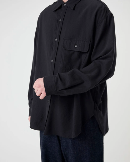 Wool CPO Shirt | Black
