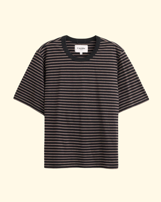Mini Stripe T-Shirt | Black