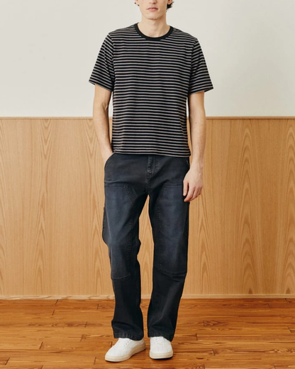 Mini Stripe T-Shirt | Black