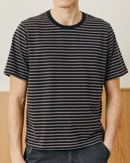 Mini Stripe T-Shirt | Black