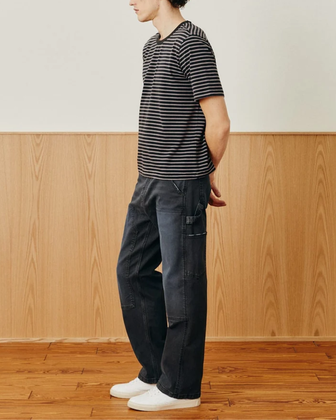 Mini Stripe T-Shirt | Black