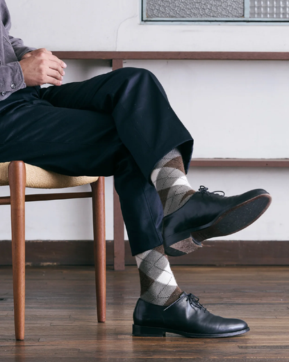 Argyle Socks | Dark Gray