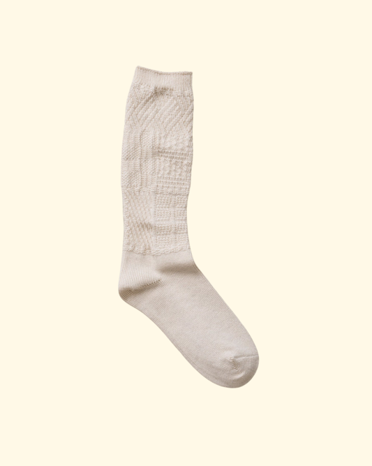 Knitting Pattern Socks | White