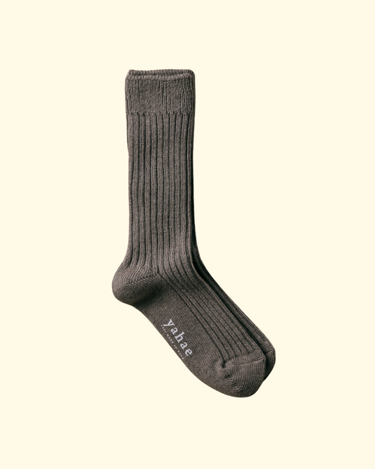 Ribbed Socks | Dark Gray