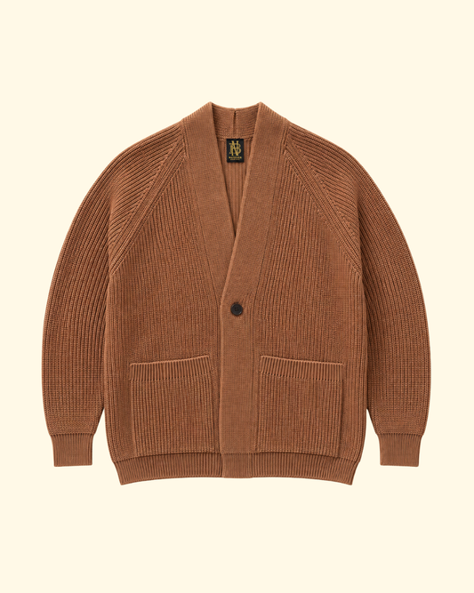 Signature 1 Button Cardigan | Camel