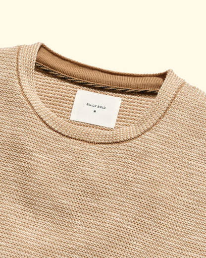 Tuck Stripe Crew | British Khaki