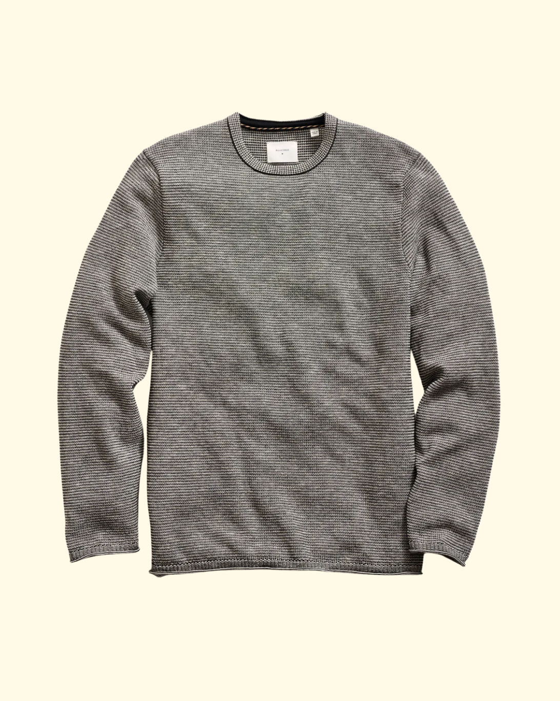 Tuck Stripe Crew | Black