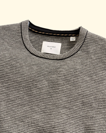 Tuck Stripe Crew | Black