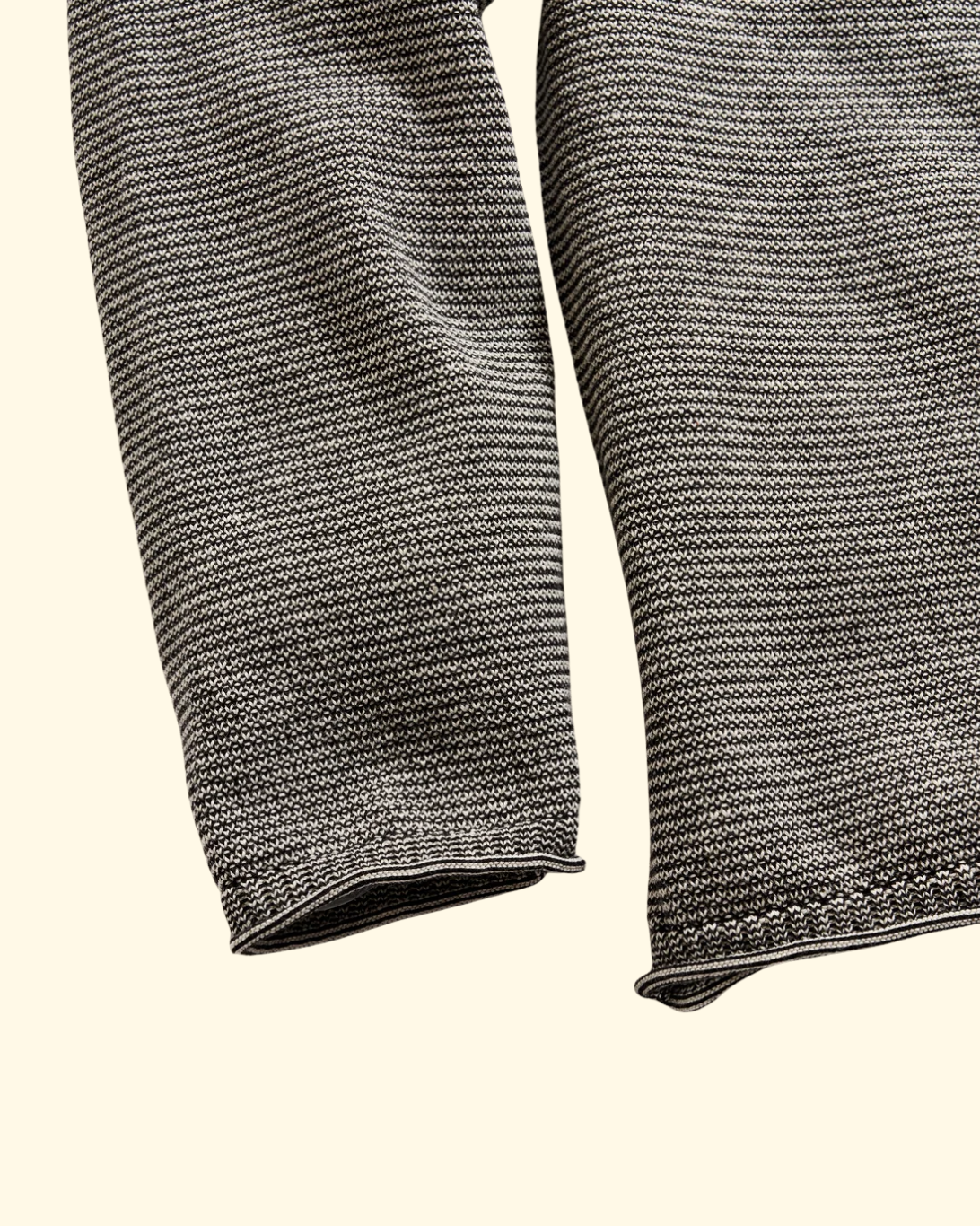 Tuck Stripe Crew | Black