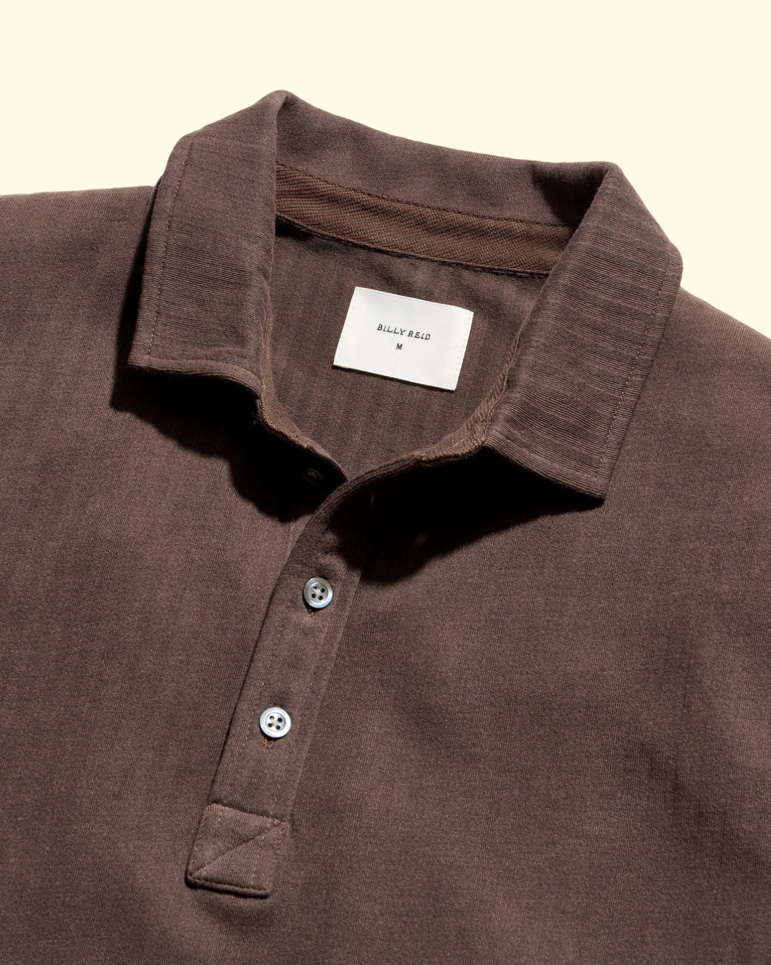 LS Herringbone Polo | Chocolate