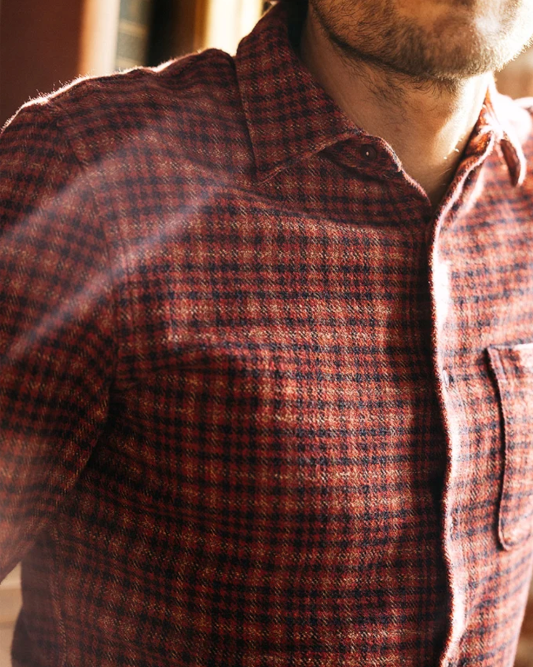 The Ripper Triple Twisted Plaid Shirt | Ember
