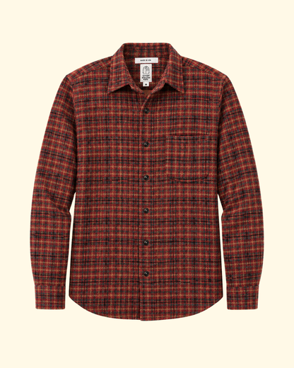 The Ripper Triple Twisted Plaid Shirt | Ember