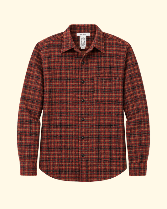 The Ripper Triple Twisted Plaid Shirt | Ember