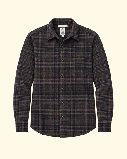 The Ripper Triple Twisted Plaid Shirt | Heritage Brown