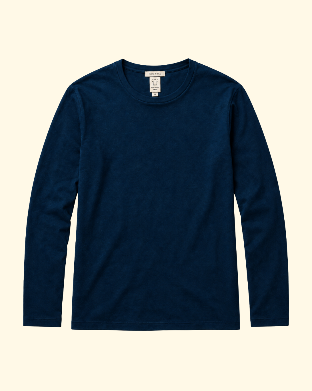 Drill Double Knit Crewneck | Navy