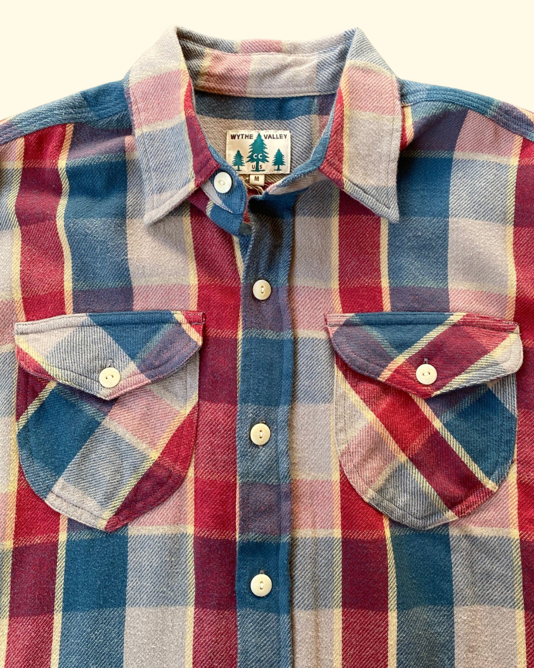 Washed Flannel Workshirt | Conservation Plaid
