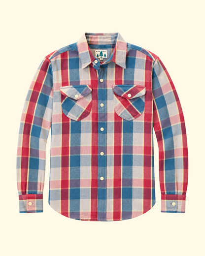Washed Flannel Workshirt | Conservation Plaid