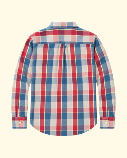 Washed Flannel Workshirt | Conservation Plaid