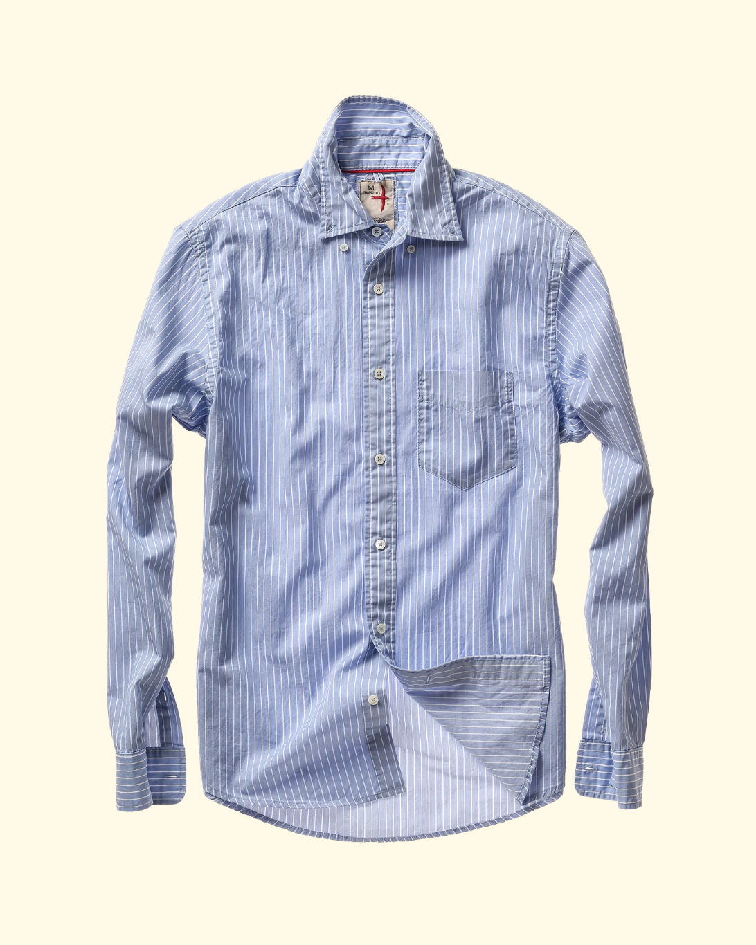 Dress Blues Shirt | Blue/ White Stripe