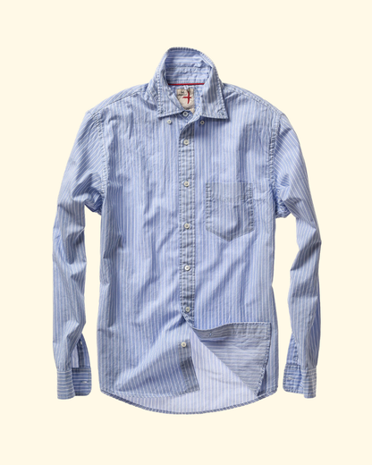 Dress Blues Shirt | Blue/ White Stripe