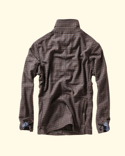 Heritage Trap Blazer | Brown/ Blue Check