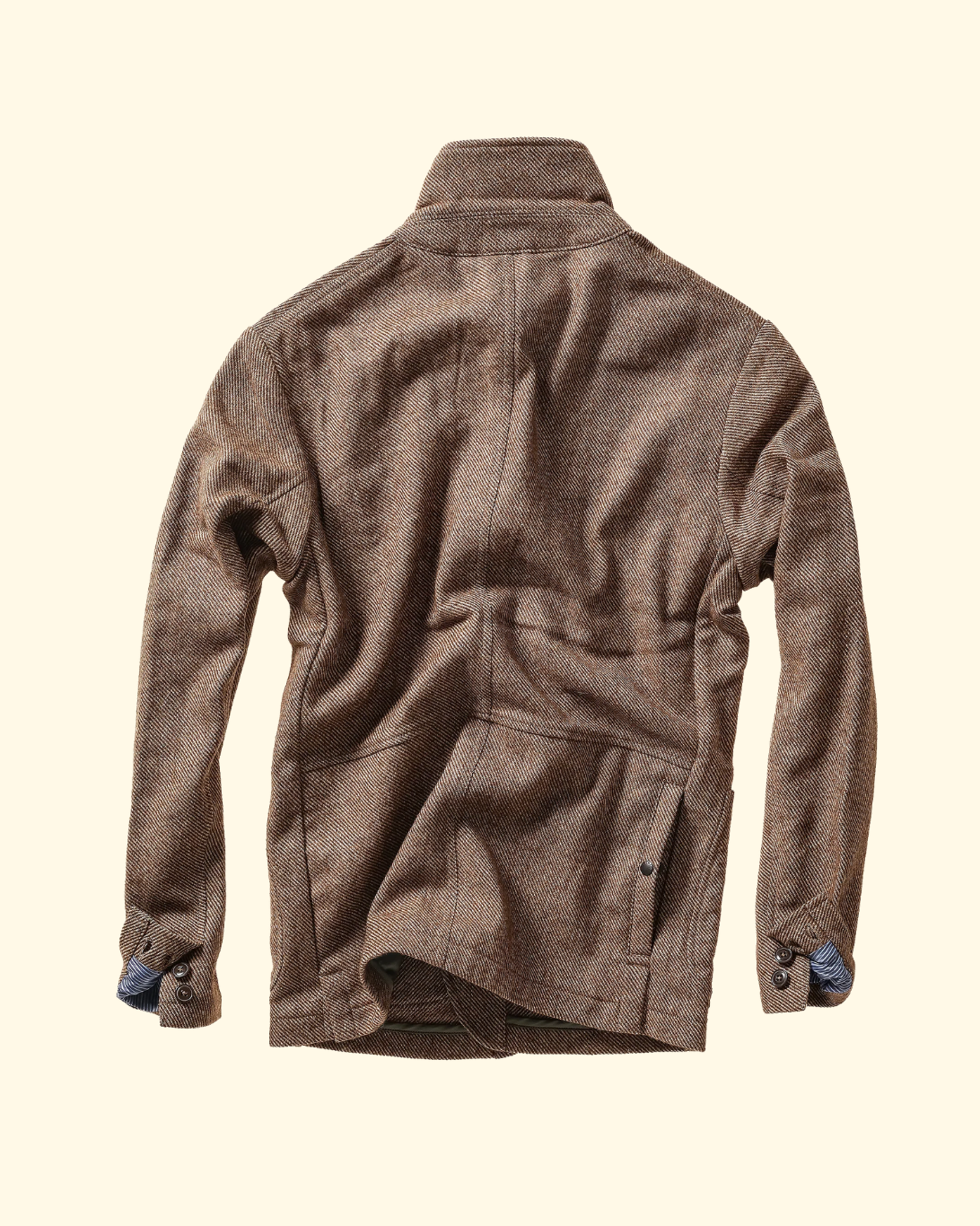 Heritage Trap Blazer | Rustic Brown Twill