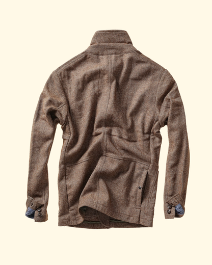 Heritage Trap Blazer | Rustic Brown Twill