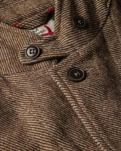 Heritage Trap Blazer | Rustic Brown Twill