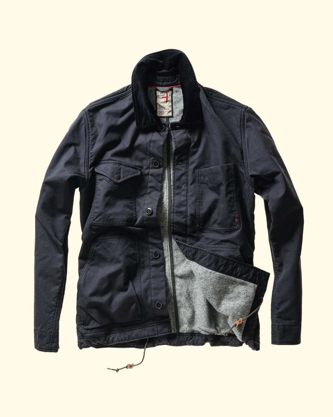 Pile-Lined Chore Coat | Dk Navy