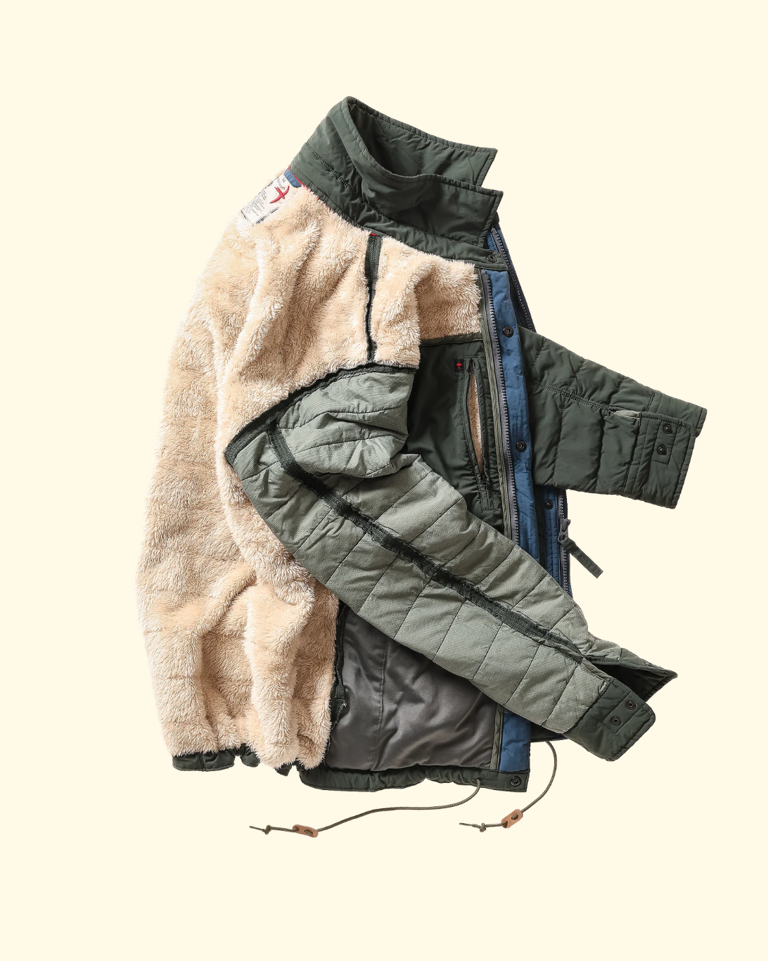 Quilted Superfleece Jacket | Dk Forest