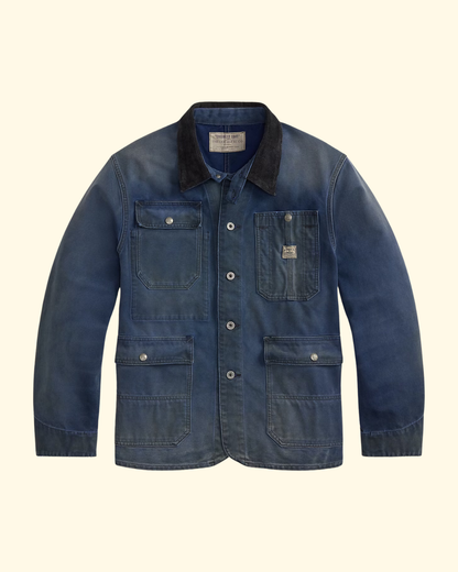 Canvas Engineer Jacket | Faded Navy