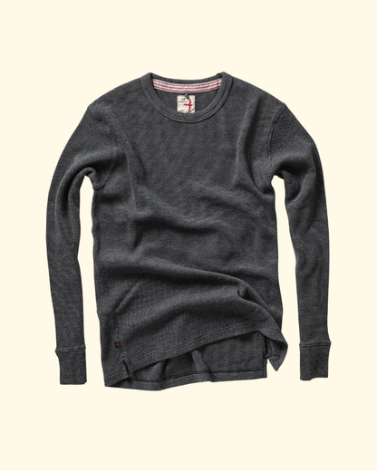 Bi-Waffle Crew | Dark Charcoal