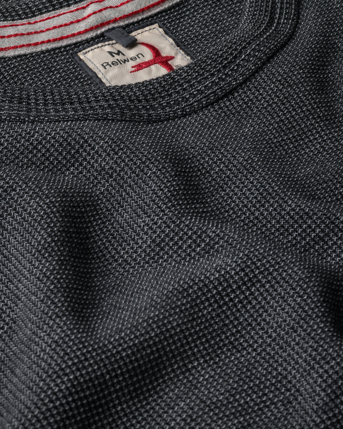 Bi-Waffle Crew | Dark Charcoal