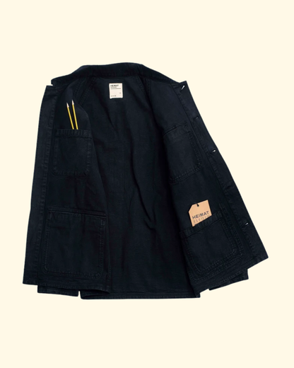 Journey Canvas Coat | Schwarz