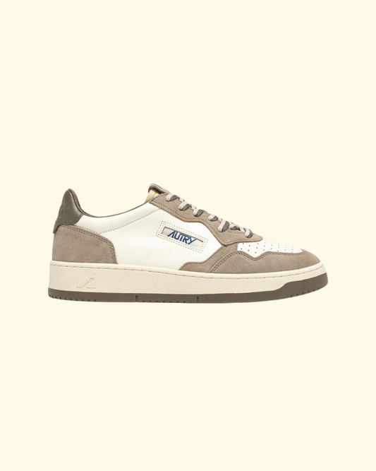 Medalist Low Sneaker | Covert Green & Licorice