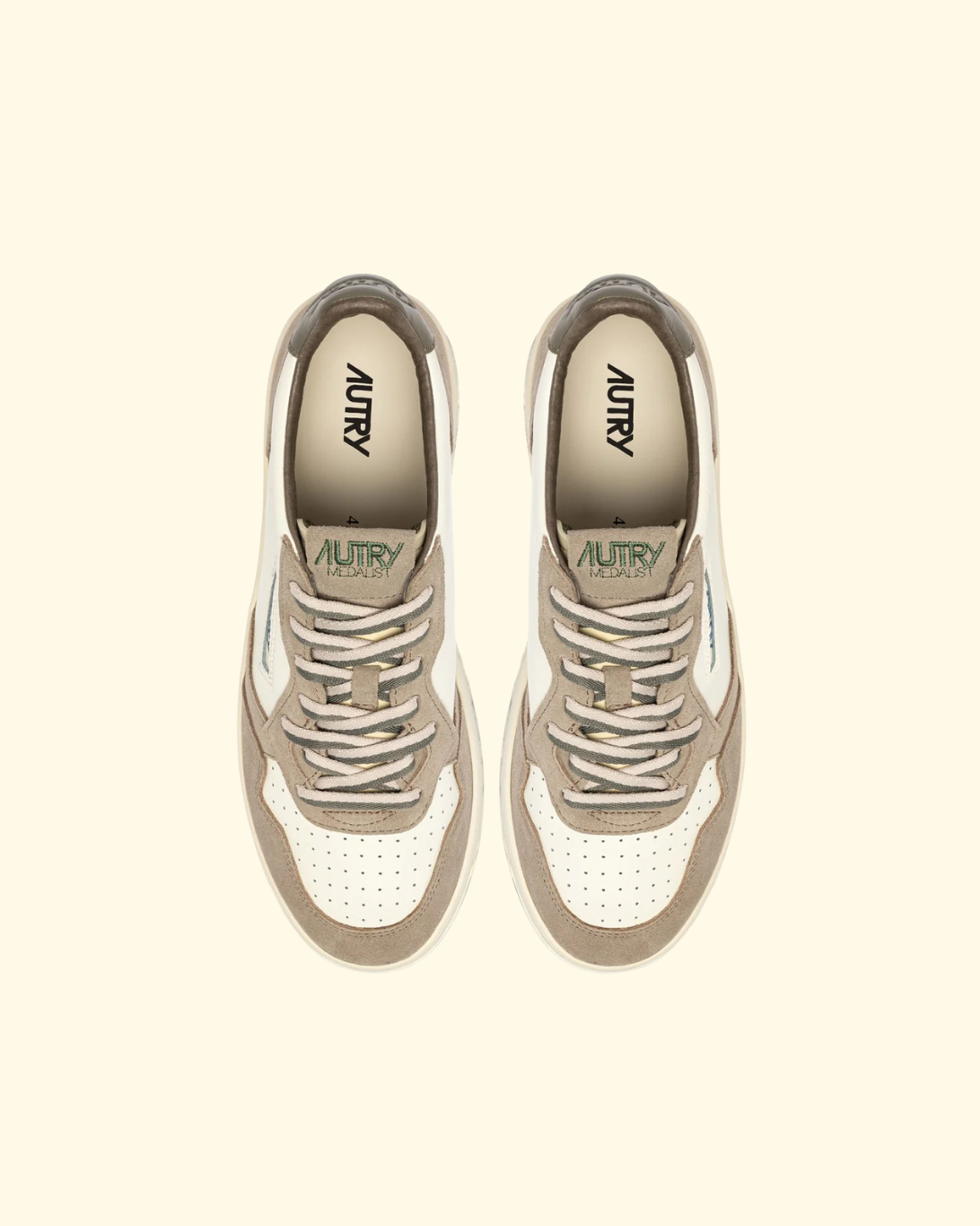 Medalist Low Sneaker | Covert Green & Licorice