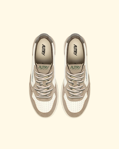 Medalist Low Sneaker | Covert Green & Licorice