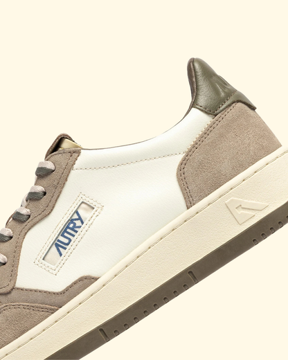 Medalist Low Sneaker | Covert Green & Licorice