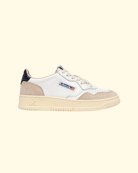 Medalist Low Sneaker | White & Blue