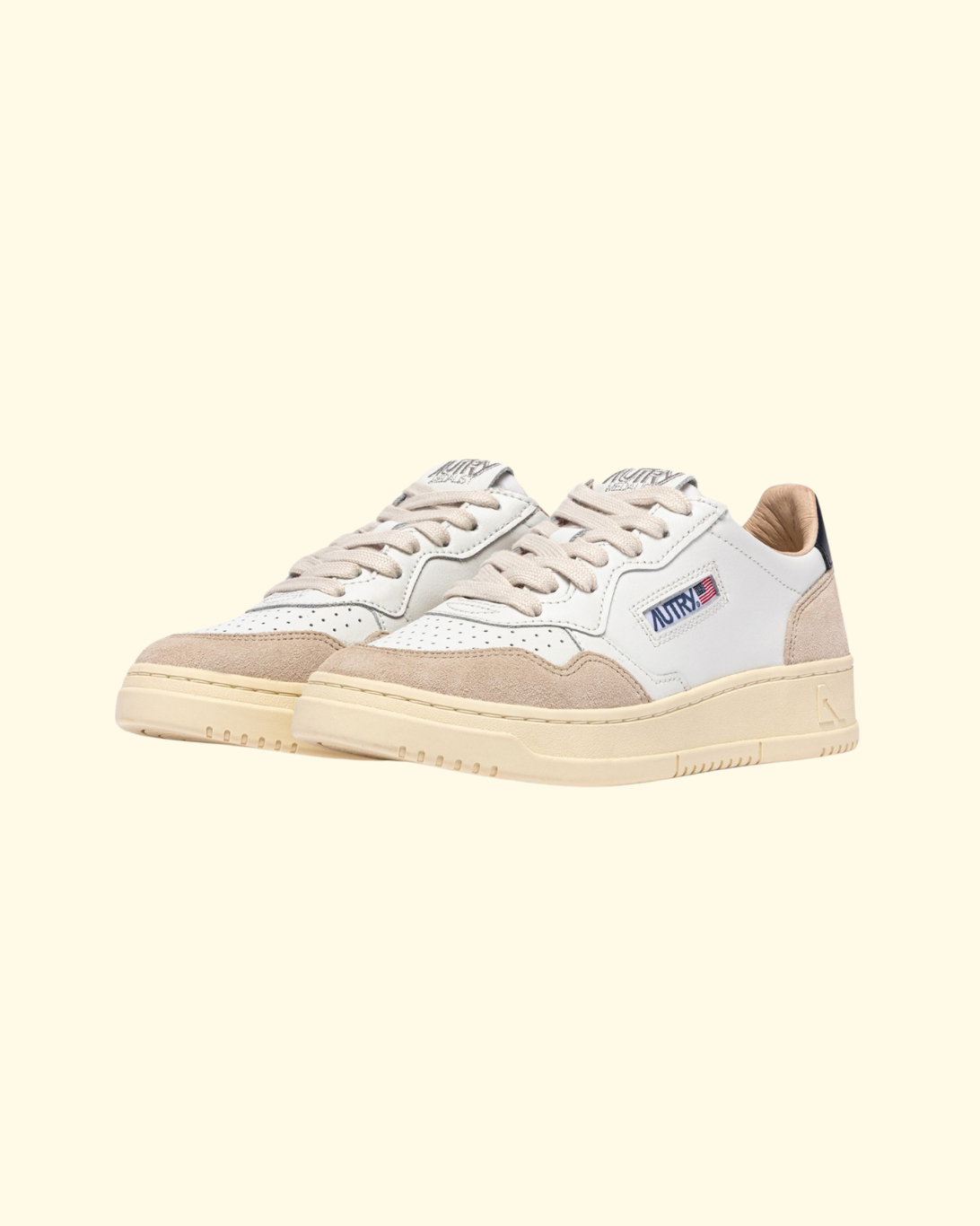 Medalist Low Sneaker | White & Blue