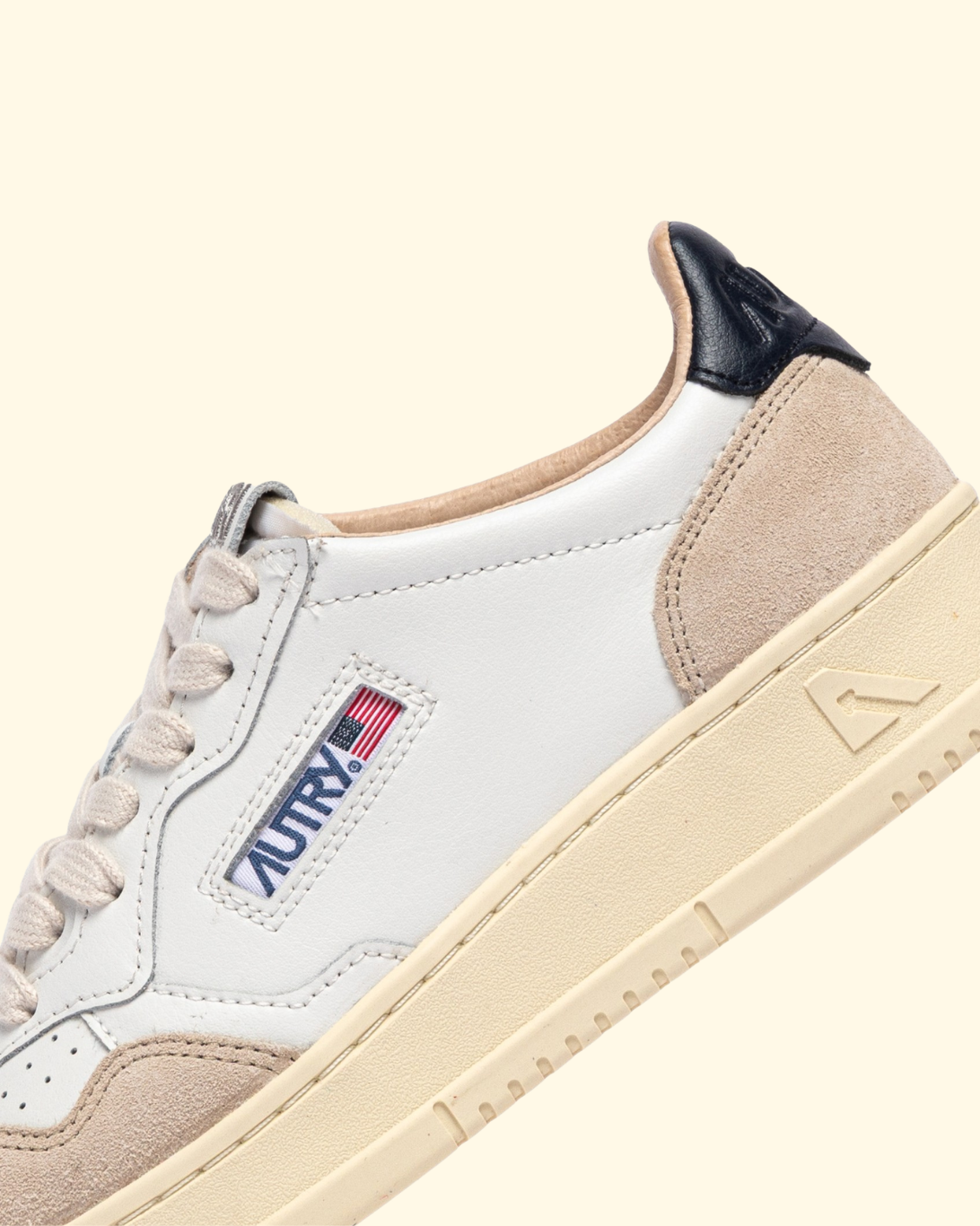 Medalist Low Sneaker | White & Blue