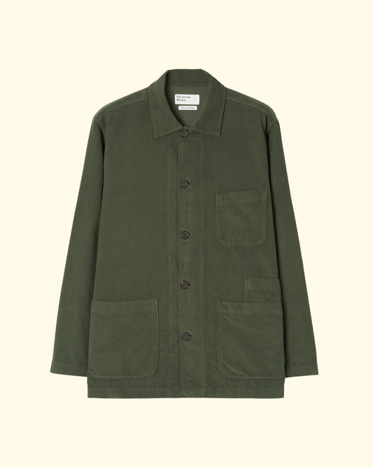 Bakers Cord Overshirt | Olive