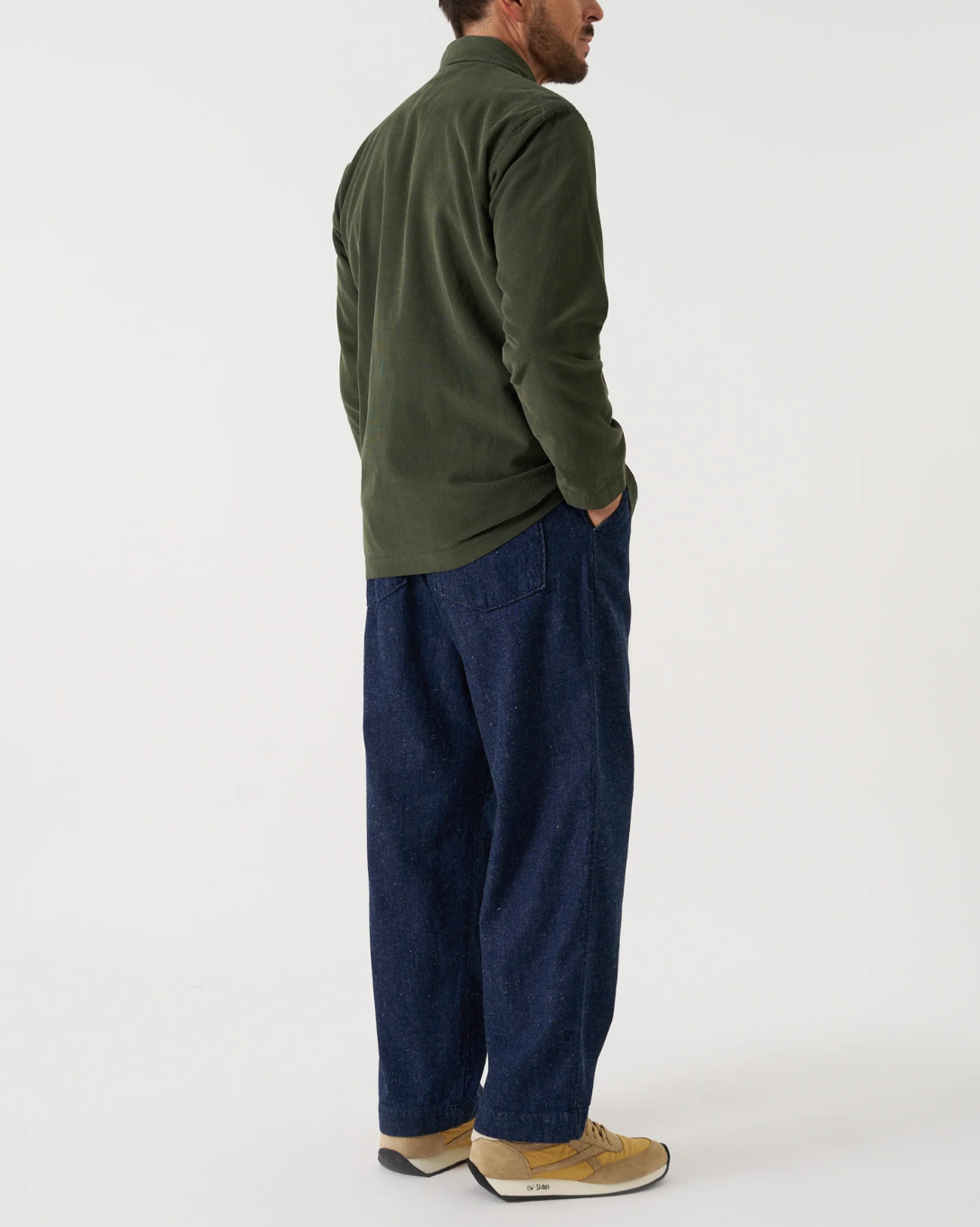 Bakers Cord Overshirt | Olive