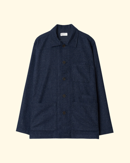 Bakers Overshirt | Navy Check
