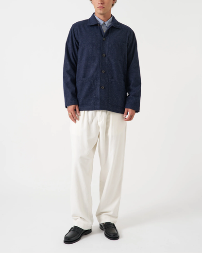 Bakers Overshirt | Navy Check