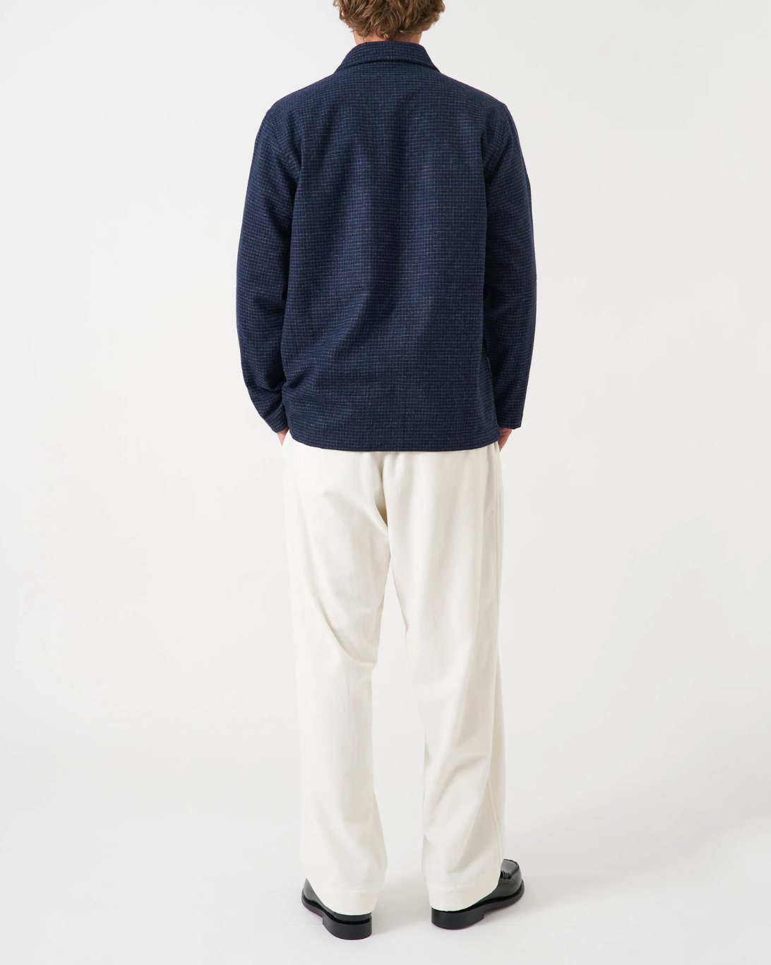 Bakers Overshirt | Navy Check