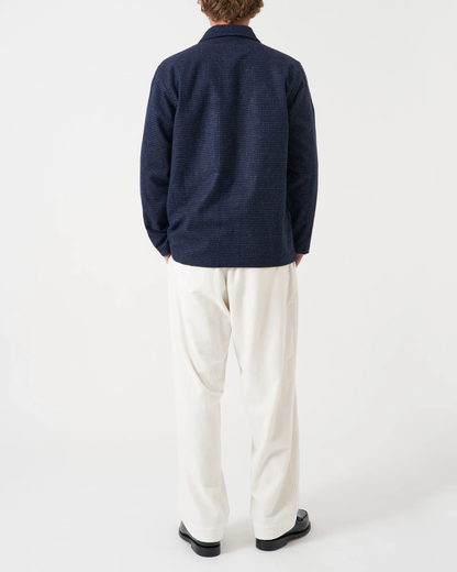 Bakers Overshirt | Navy Check