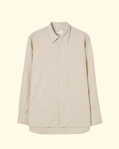 Square Pocket Shirt | Ecru