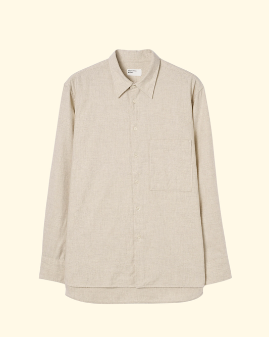 Square Pocket Shirt | Ecru
