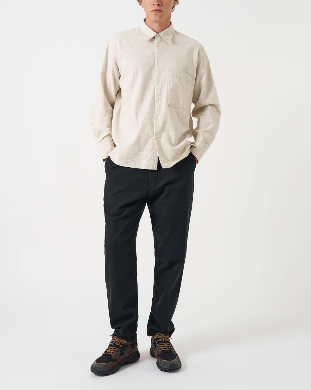 Square Pocket Shirt | Ecru